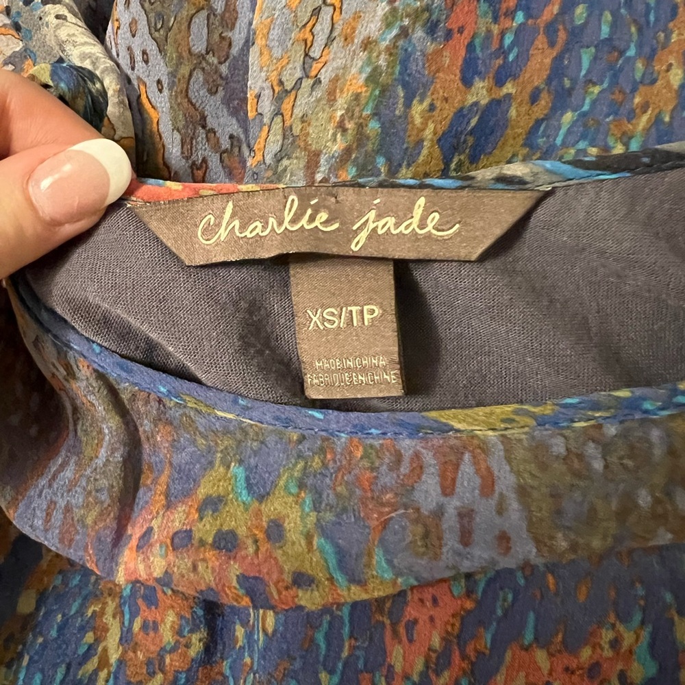 causal colored snakeskin dress - Picture 5 of 5